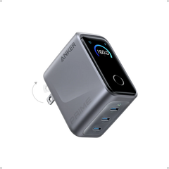 Anker Prime Charger (160W, 3 Ports, Smart Display)
